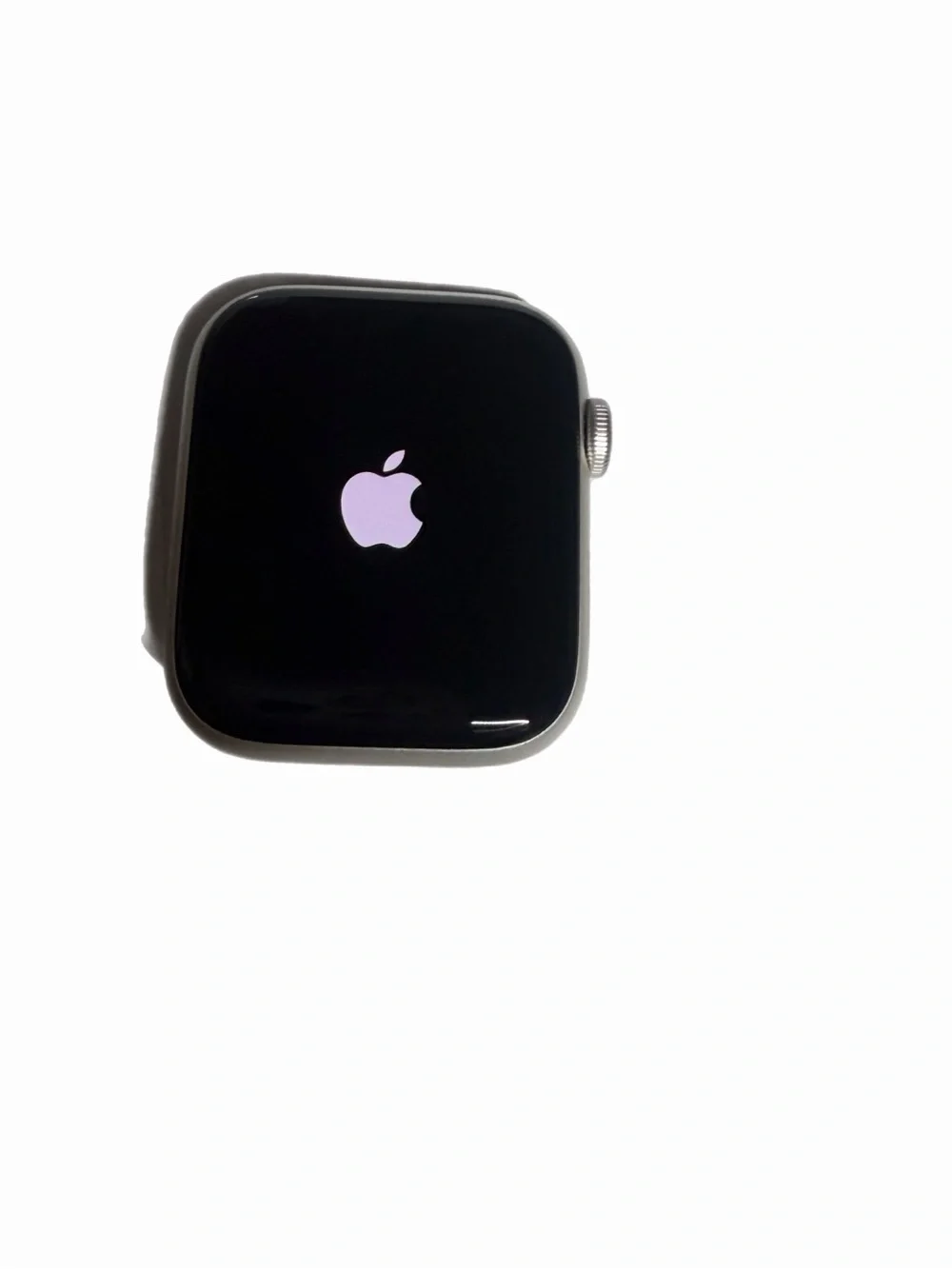 Apple Watch Case in Silver with Black Screen Watch. SE. 44 MM